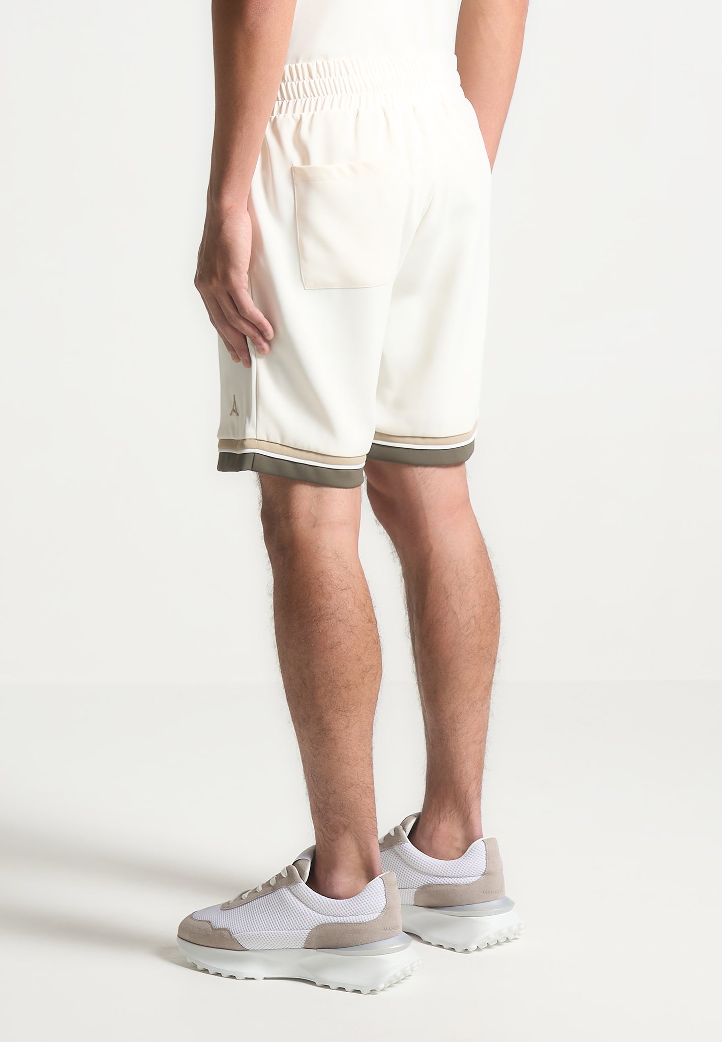 College-Shorts - Creme 