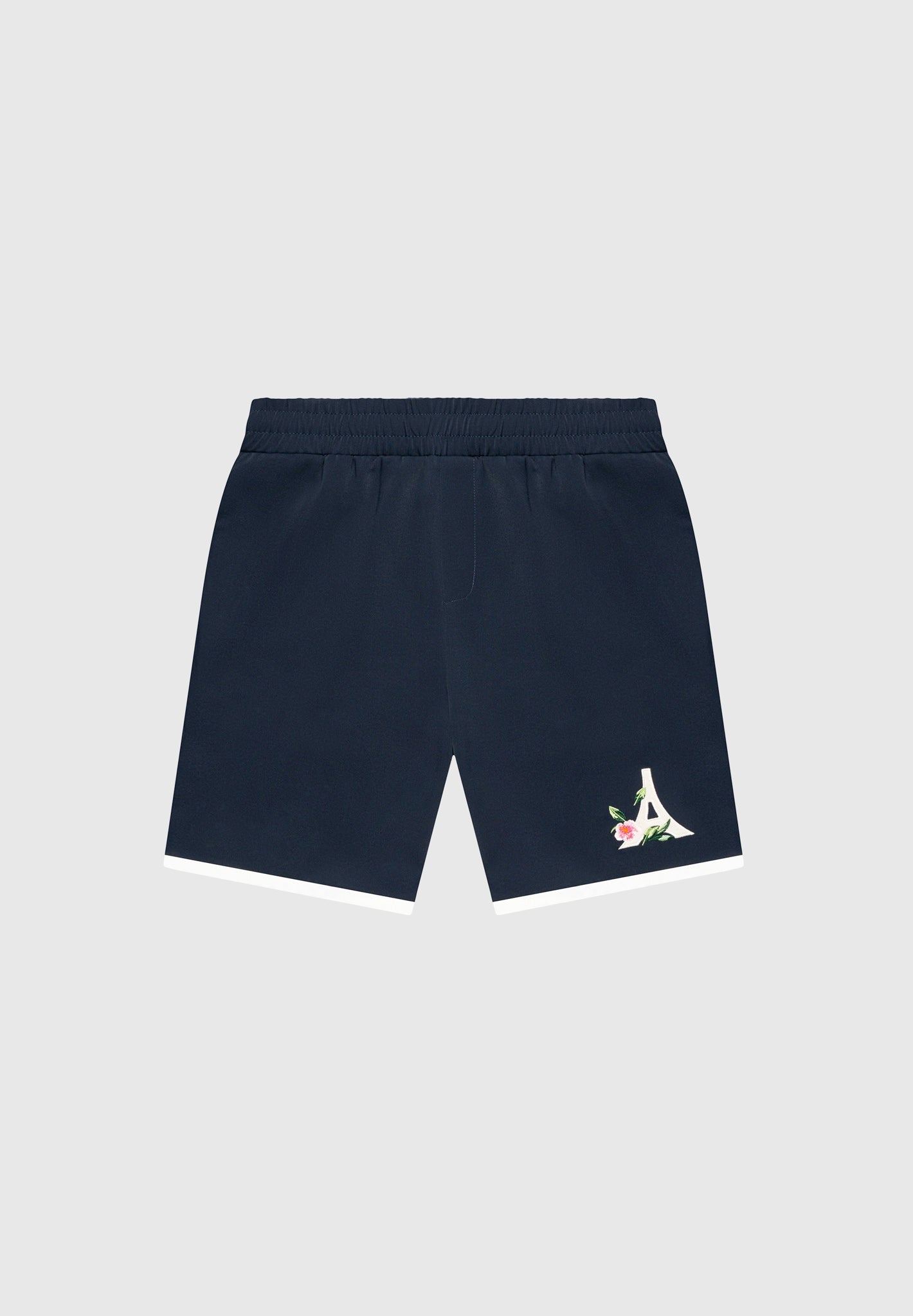 Eiffel-Shorts aus Samt – Marineblau/Weiß 