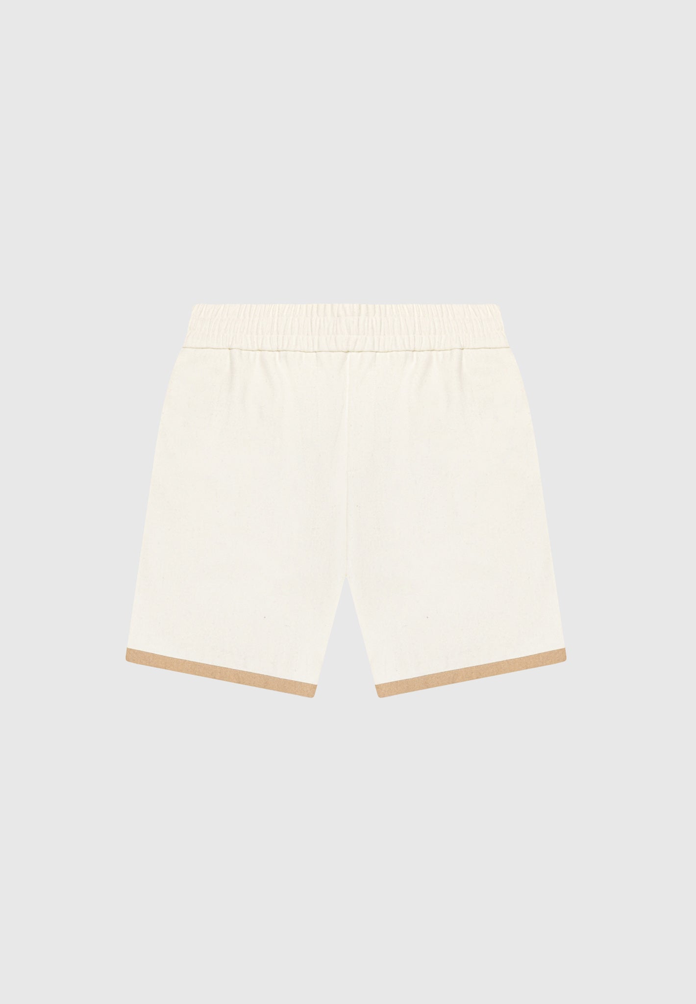 Wollshorts - Creme/Braun